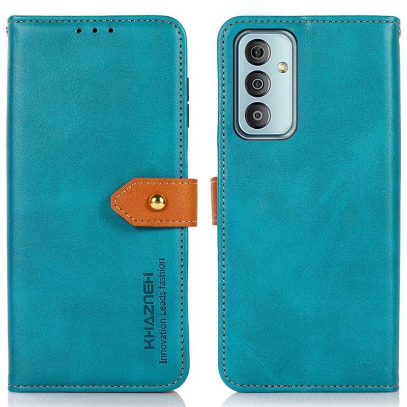 Flipové Pouzdro Na Samsung Galaxy M13 Khazneh Bicolor Umělá Kůže
