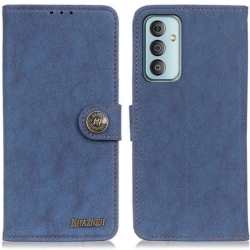 Flipové Pouzdro Na Samsung Galaxy M13 Khazneh Retro Kožený Efekt