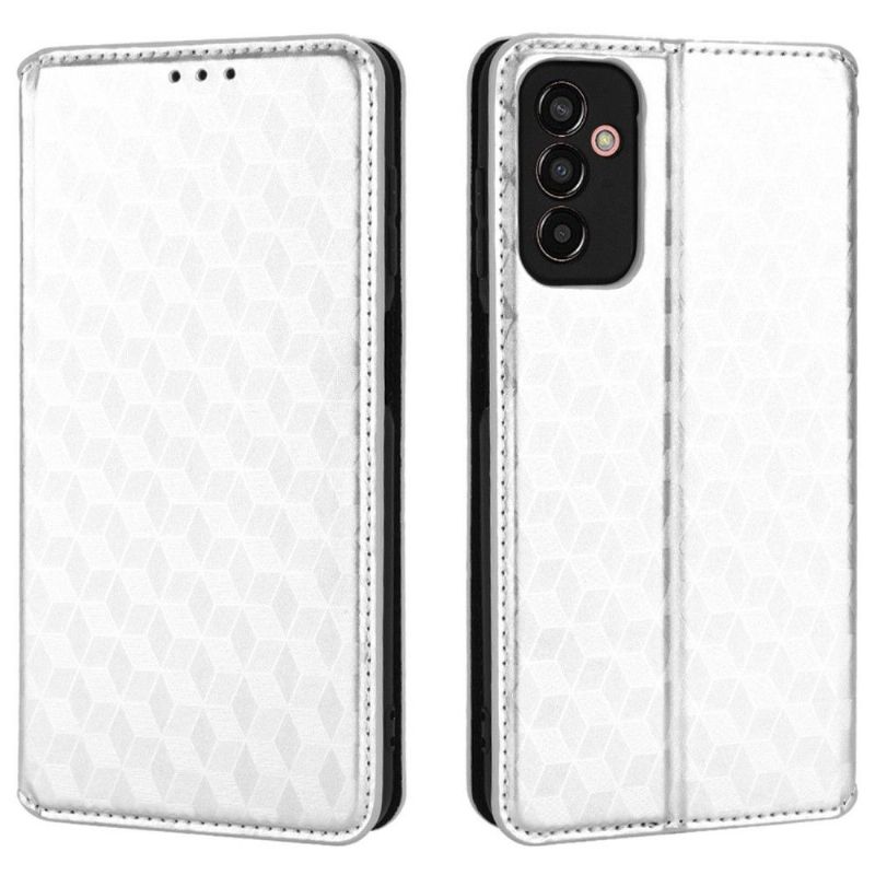 Flipové Pouzdro Na Samsung Galaxy M13 Kožené Pouzdro Návrh Geometrie