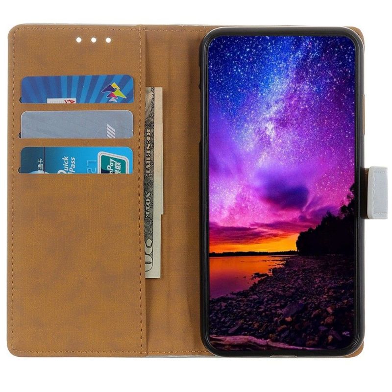 Kožené Pouzdro Na Samsung Galaxy M13 Základní Umělá Kůže