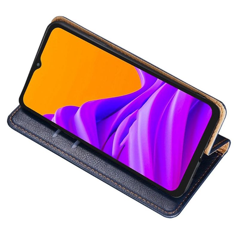 Kryty Na Mobil Na Samsung Galaxy M13 Flipové Pouzdro Čistá Umělá Kůže