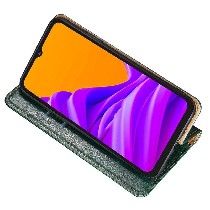 Kryty Na Mobil Na Samsung Galaxy M13 Flipové Pouzdro Čistá Umělá Kůže