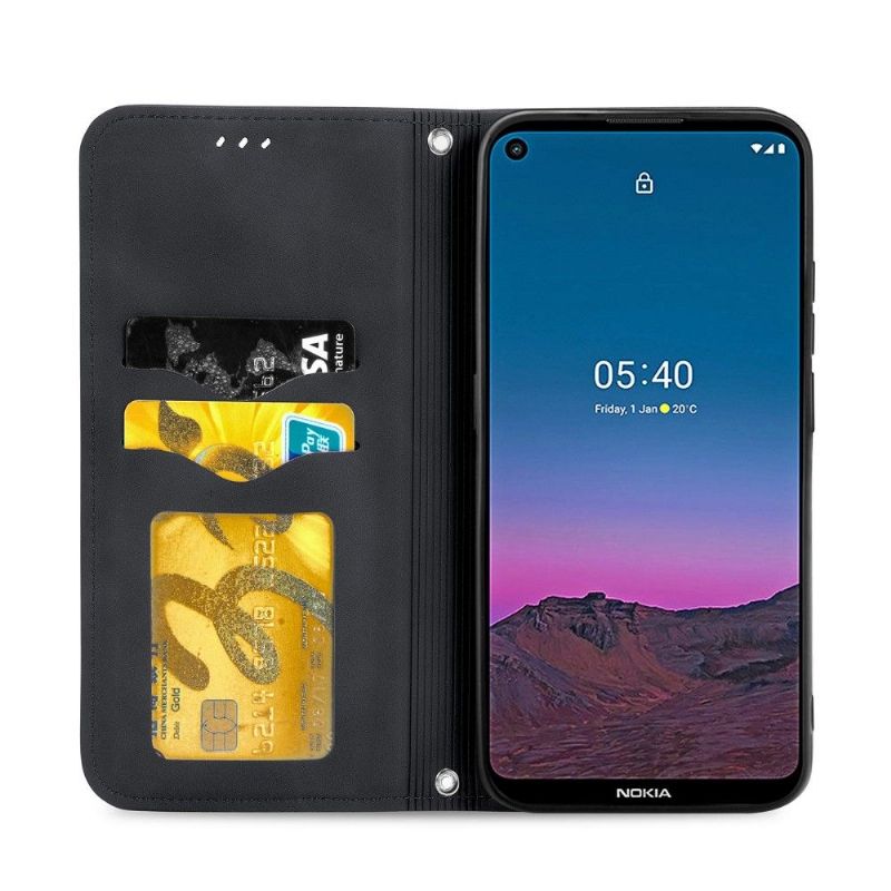 Flipové Pouzdro Na Nokia 3.4 / Nokia 5.4 Obchodní Retro