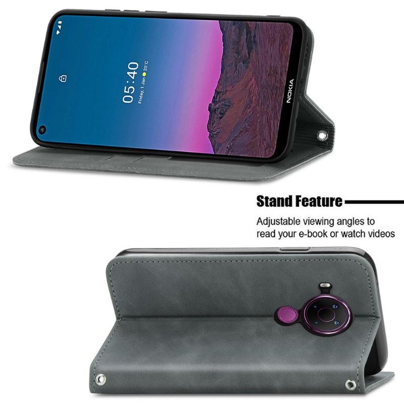 Flipové Pouzdro Na Nokia 3.4 / Nokia 5.4 Obchodní Retro