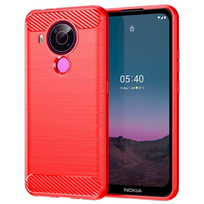 Kryty Na Mobil Na Nokia 3.4 / Nokia 5.4 Silikonový Kartáčovaný Efekt