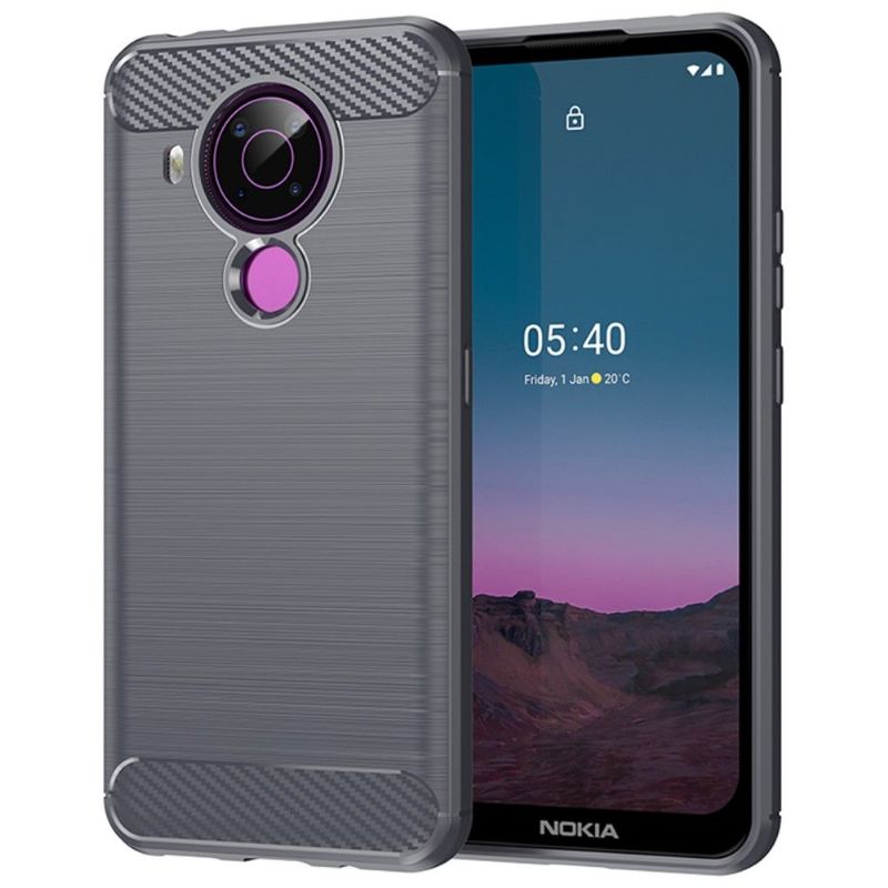 Kryty Na Mobil Na Nokia 3.4 / Nokia 5.4 Silikonový Kartáčovaný Efekt