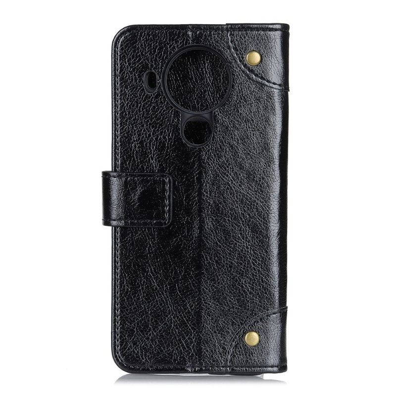 Pouzdra Na Nokia 3.4 / Nokia 5.4 Nýty Z Umělé Kůže Simon