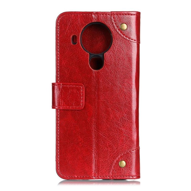 Pouzdra Na Nokia 3.4 / Nokia 5.4 Nýty Z Umělé Kůže Simon