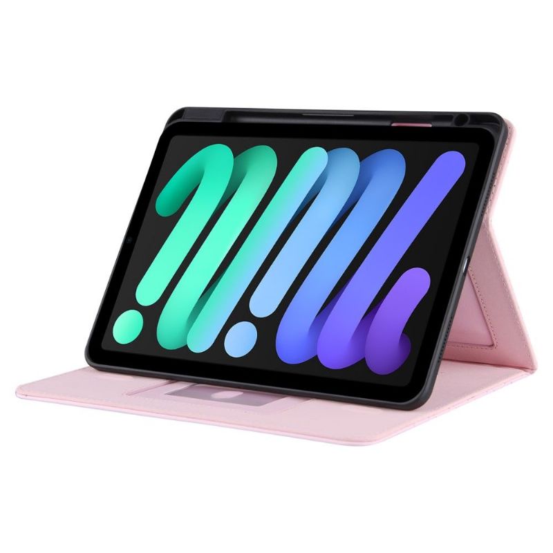 iPad Mini 6 (2021) Prošívaný Kryt Z Umělé Kůže