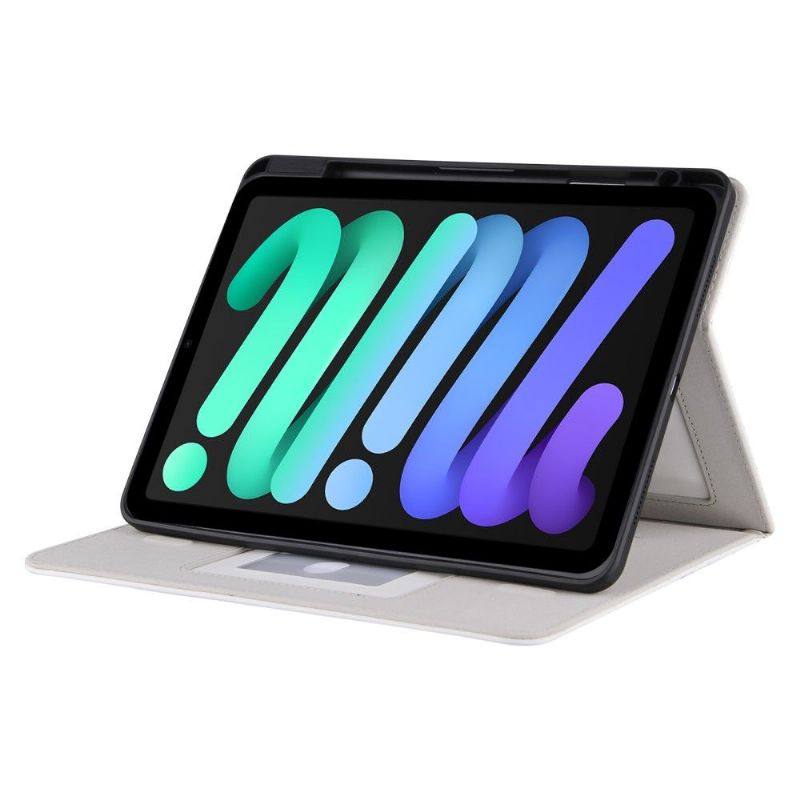 iPad Mini 6 (2021) Prošívaný Kryt Z Umělé Kůže