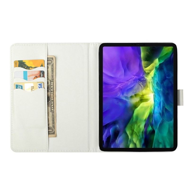 Obal iPad Mini 6 (2021) Květiny A Motýli