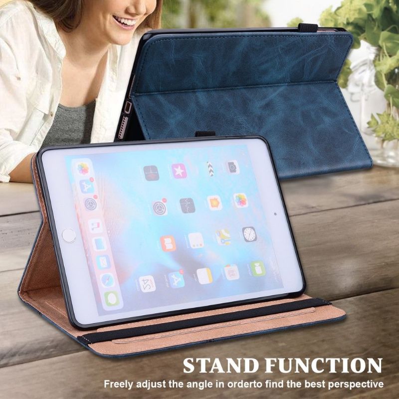 Potah iPad Mini 6 (2021) Lines S Koženým Efektem