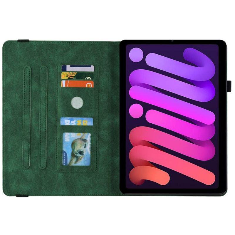 Pouzdro Retro Butterfly Na iPad Mini 6 (2021).