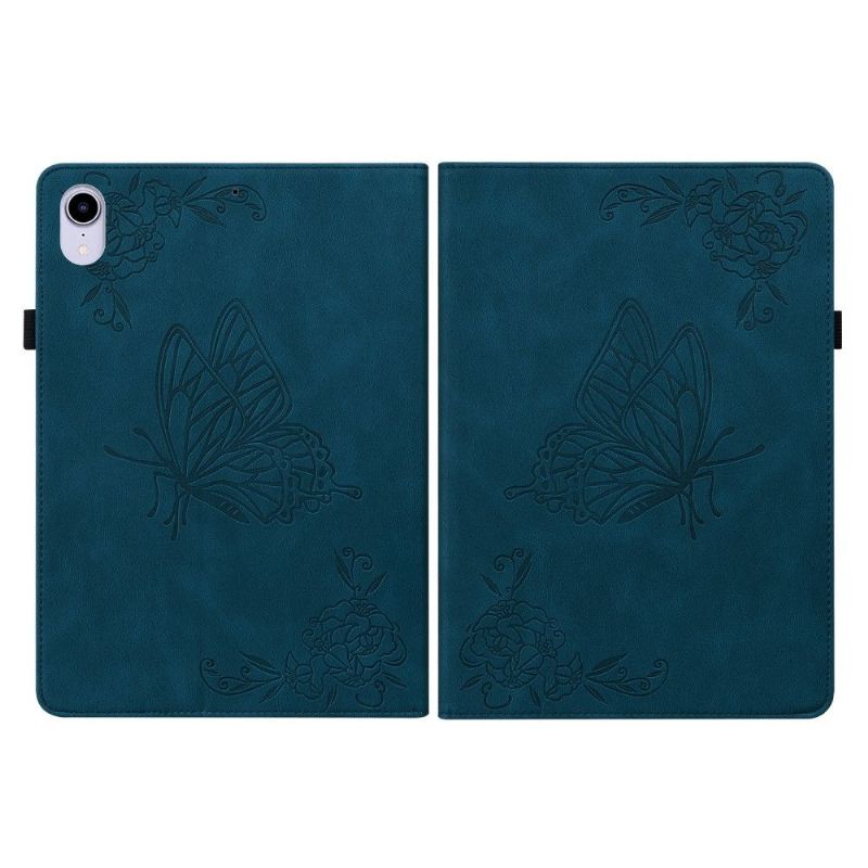Pouzdro Retro Butterfly Na iPad Mini 6 (2021).