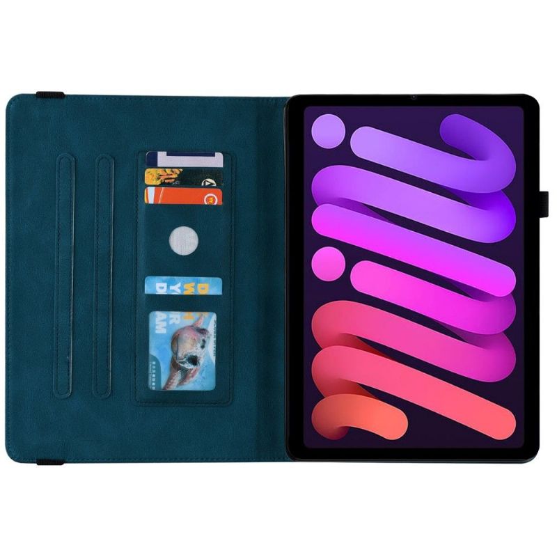 Pouzdro Retro Butterfly Na iPad Mini 6 (2021).