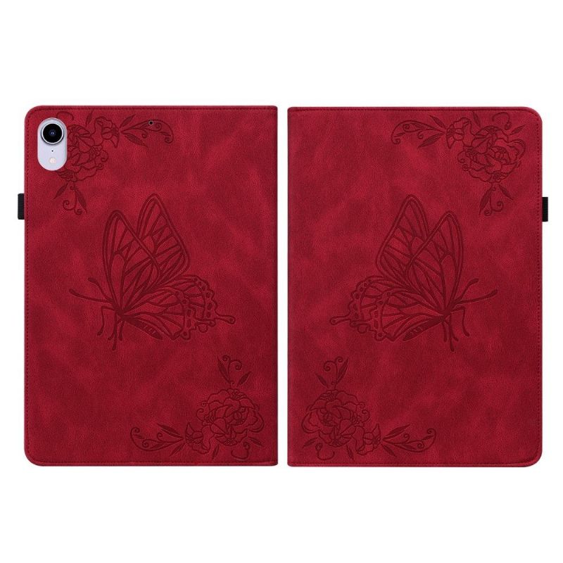 Pouzdro Retro Butterfly Na iPad Mini 6 (2021).