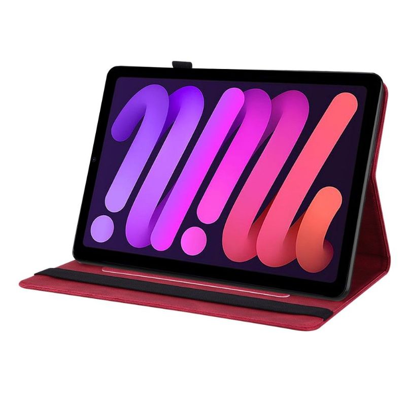 Pouzdro Retro Butterfly Na iPad Mini 6 (2021).