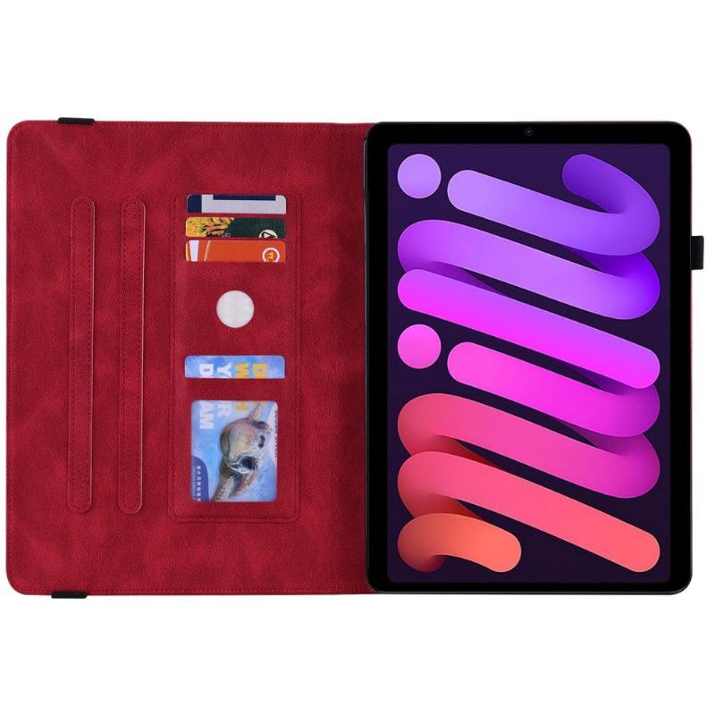 Pouzdro Retro Butterfly Na iPad Mini 6 (2021).