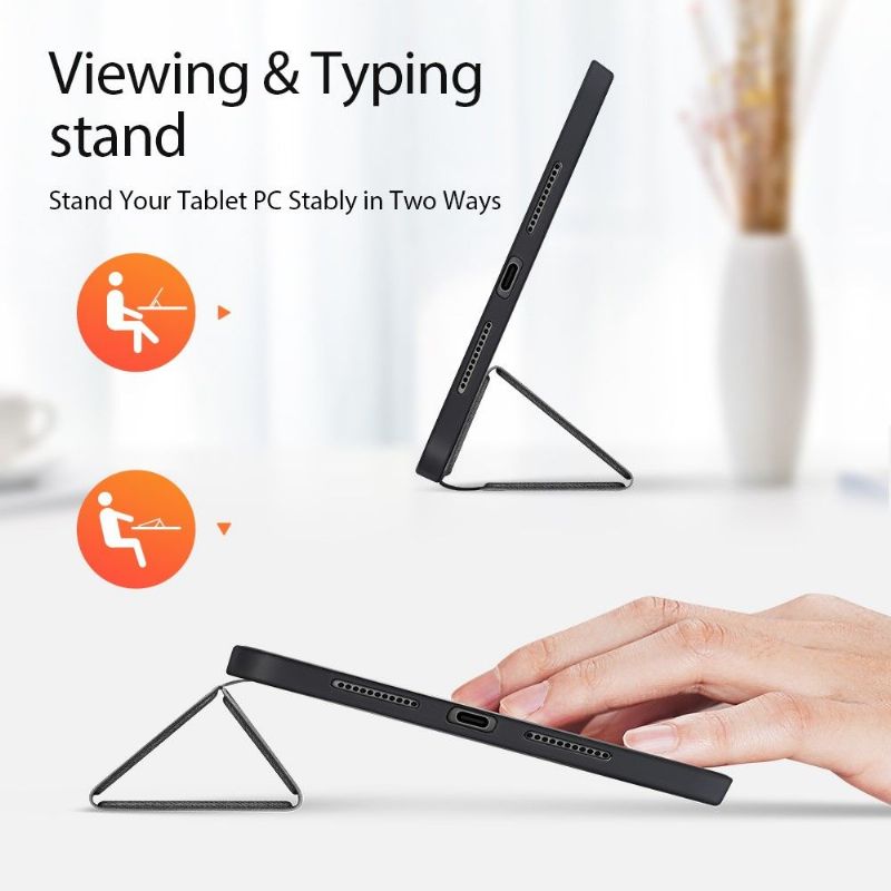 Tříkrát Skládaný Kryt Řady Premium Na iPad Mini (2021).
