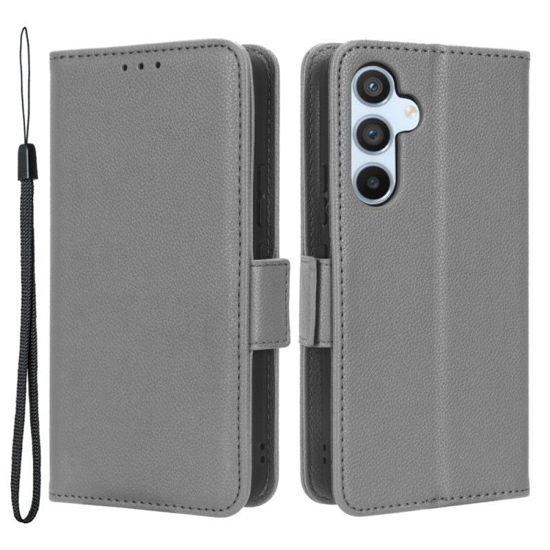 Flipové Pouzdro Na Samsung Galaxy A54 5G Na Lana Pásek Ve Stylu Kůže