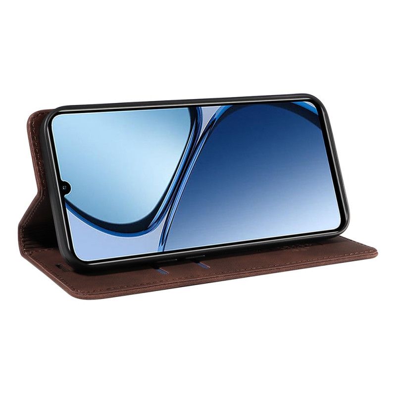 Kožené Pouzdro Folio Na Realme C63 Blokování Rfid Betopnice