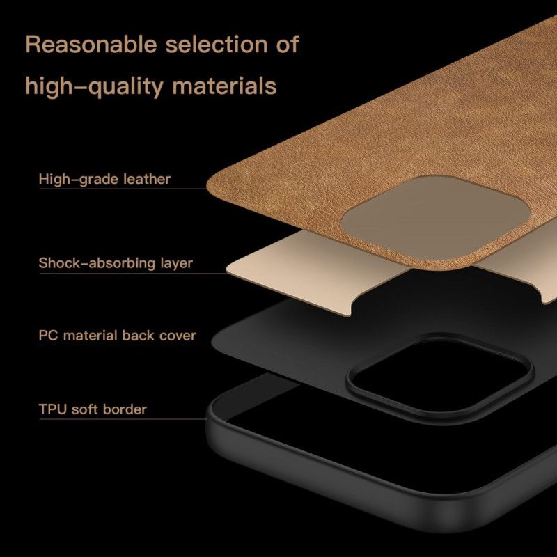 Kryt Na Realme C63 Kožený Styl