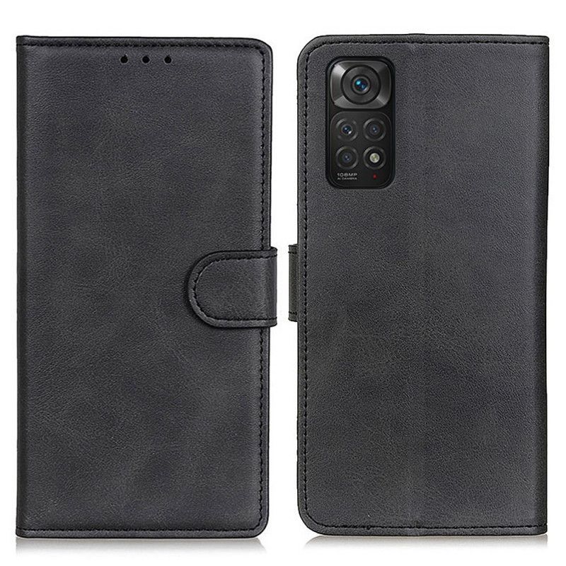 Flipové Pouzdro Na Xiaomi Redmi Note 11 / 11S Efekt Retro Matné Kůže
