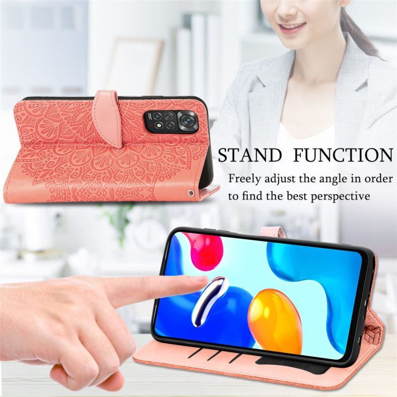 Flipové Pouzdro Na Xiaomi Redmi Note 11 / 11S Kmenové Listy