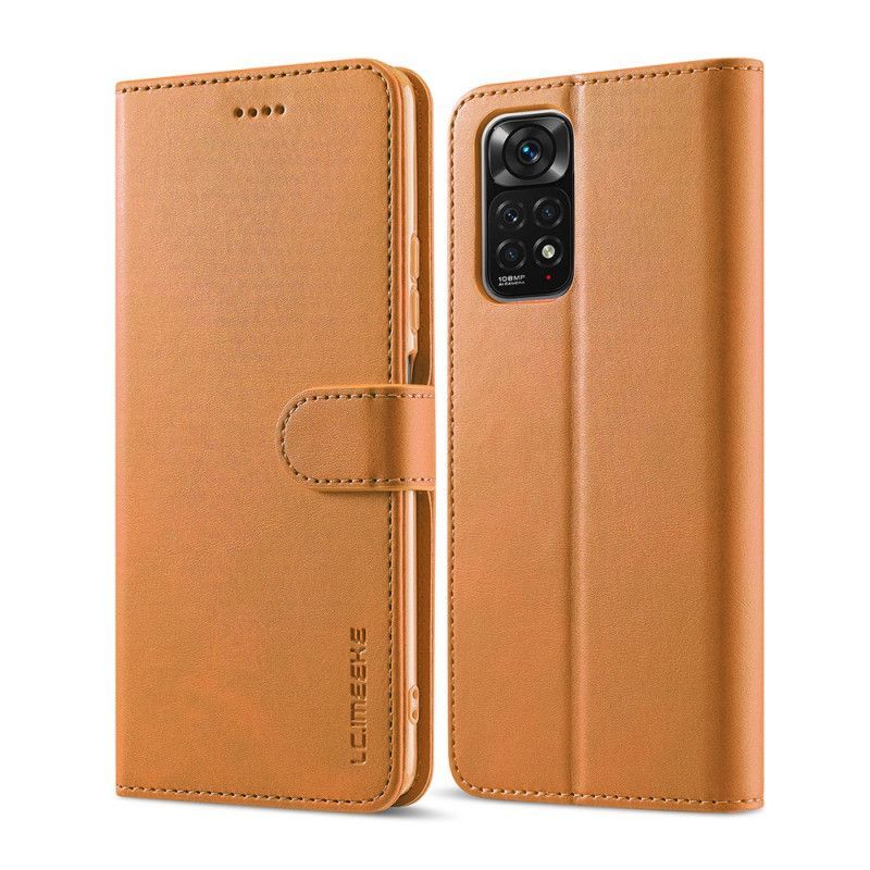 Flipové Pouzdro Na Xiaomi Redmi Note 11 / 11S Kožený Efekt Lc.imeeke