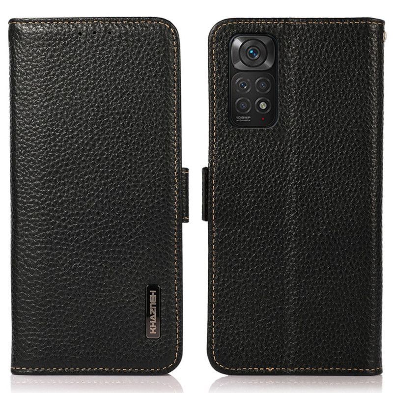 Flipové Pouzdro Na Xiaomi Redmi Note 11 / 11S Liči Kůže Khazneh Rfid