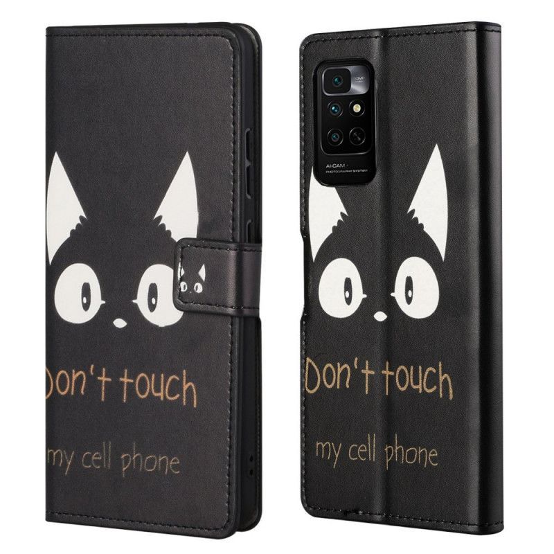 Flipové Pouzdro Na Xiaomi Redmi Note 11 / 11S Nedotýkejte Se Mého Mobilního Telefonu