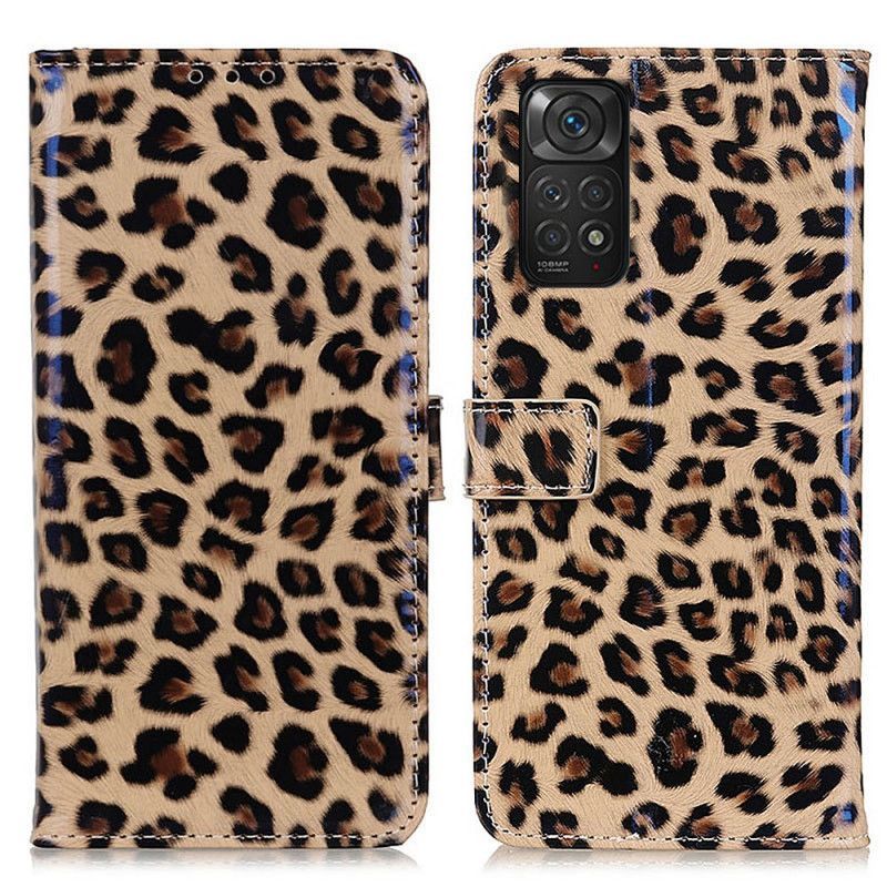 Flipové Pouzdro Na Xiaomi Redmi Note 11 / 11S Obyčejný Leopard