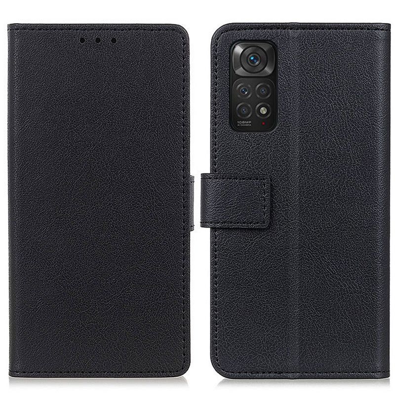 Flipové Pouzdro Na Xiaomi Redmi Note 11 / 11S Prémiová Umělá Kůže Z Liči