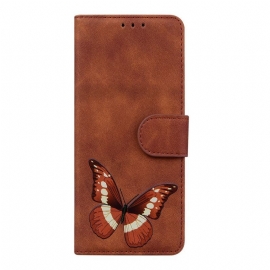 Flipové Pouzdro Na Xiaomi Redmi Note 11 / 11S Skin-touch Butterfly