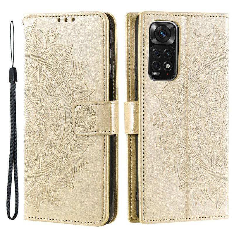 Flipové Pouzdro Na Xiaomi Redmi Note 11 / 11S Sluneční Mandala
