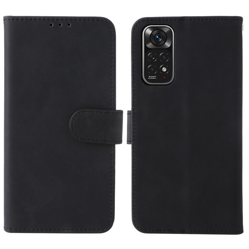 Kožené Pouzdro Na Xiaomi Redmi Note 11 / 11S Skin-touch Se Šňůrkou