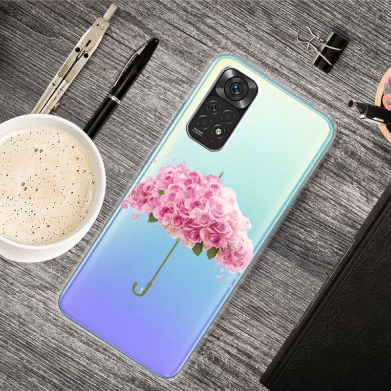 Kryt Na Xiaomi Redmi Note 11 / 11S Deštník V Růžích