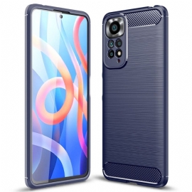 Kryt Na Xiaomi Redmi Note 11 / 11S Kartáčované Uhlíkové Vlákno