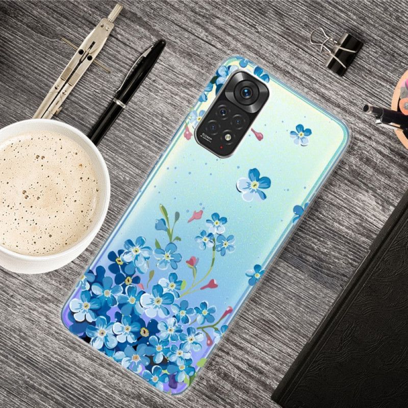 Kryt Na Xiaomi Redmi Note 11 / 11S Kytice Modrých Květin