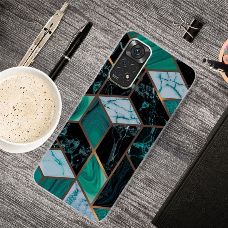 Kryt Na Xiaomi Redmi Note 11 / 11S Mramorová Geometrie