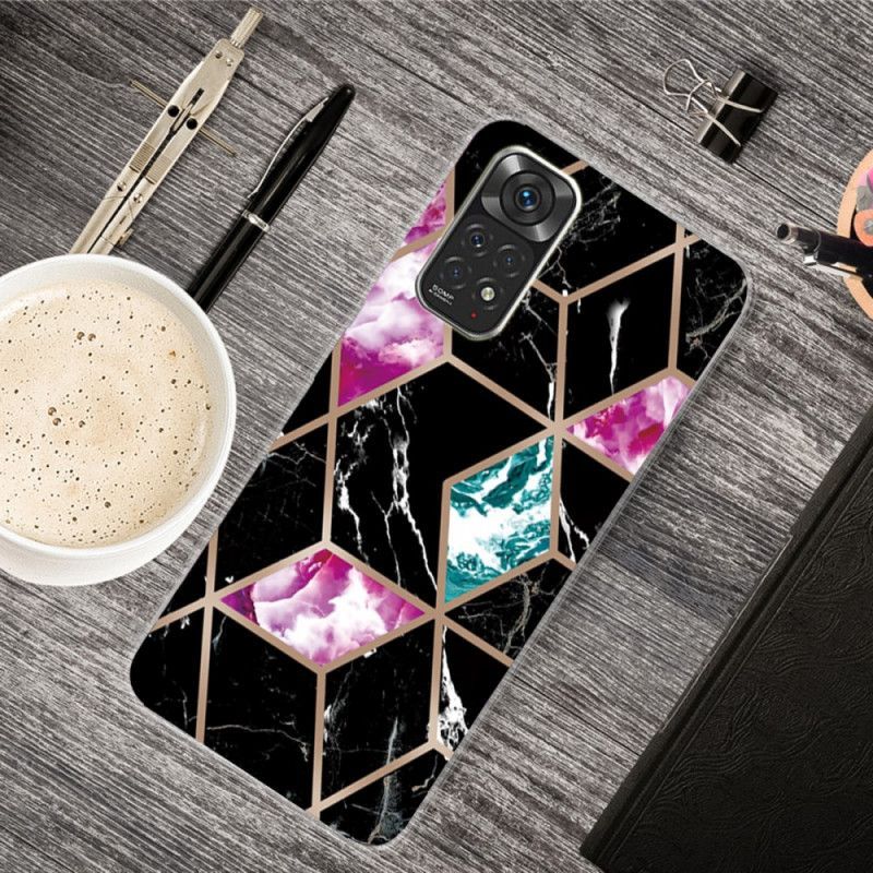 Kryt Na Xiaomi Redmi Note 11 / 11S Mramorová Geometrie