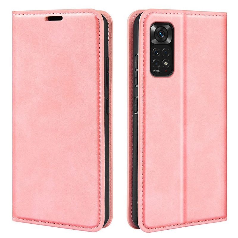 Kryty Na Mobil Na Xiaomi Redmi Note 11 / 11S Flipové Pouzdro Kožený Efekt