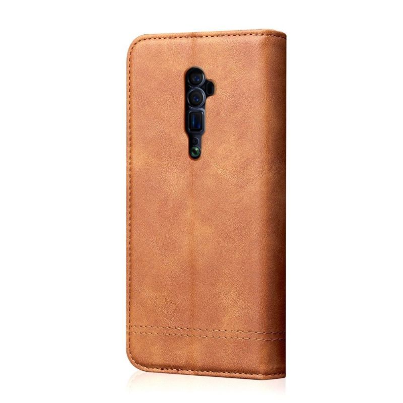 Kožené Pouzdro Na Oppo Reno 10x Zoom Nebeské Chytré Retro