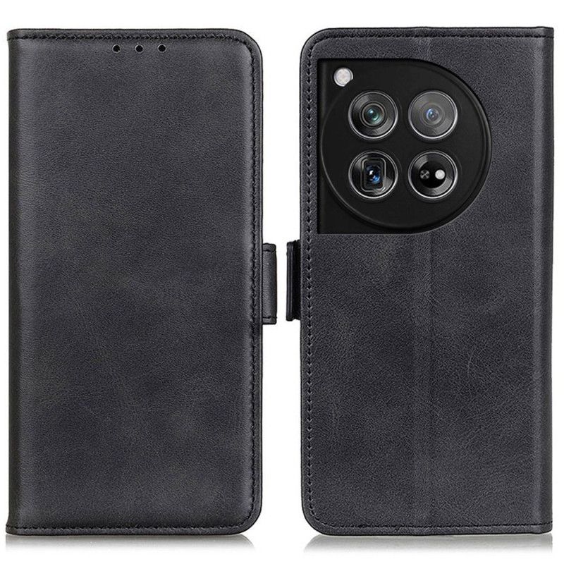 Kožený Kryt Oneplus 12 5g Dvojité Zapínání