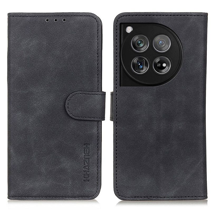Kožený Kryt Oneplus 12 5g Retro Styl Khazneh