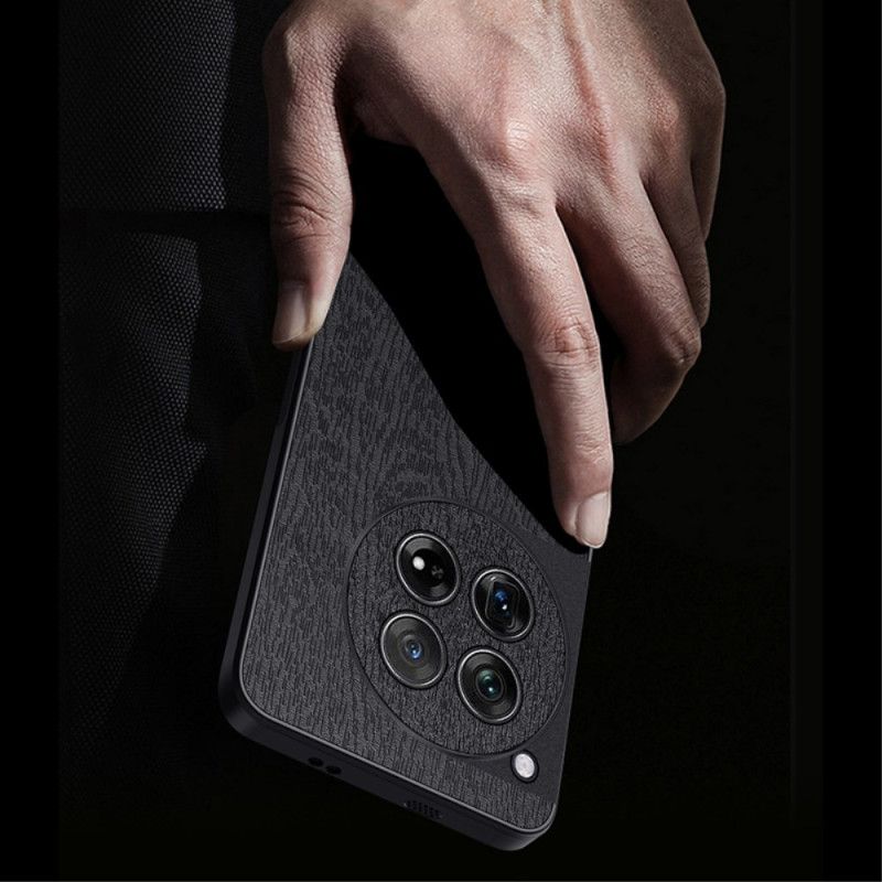Kryt Oneplus 12 5g Texturovaná Umělá Kůže