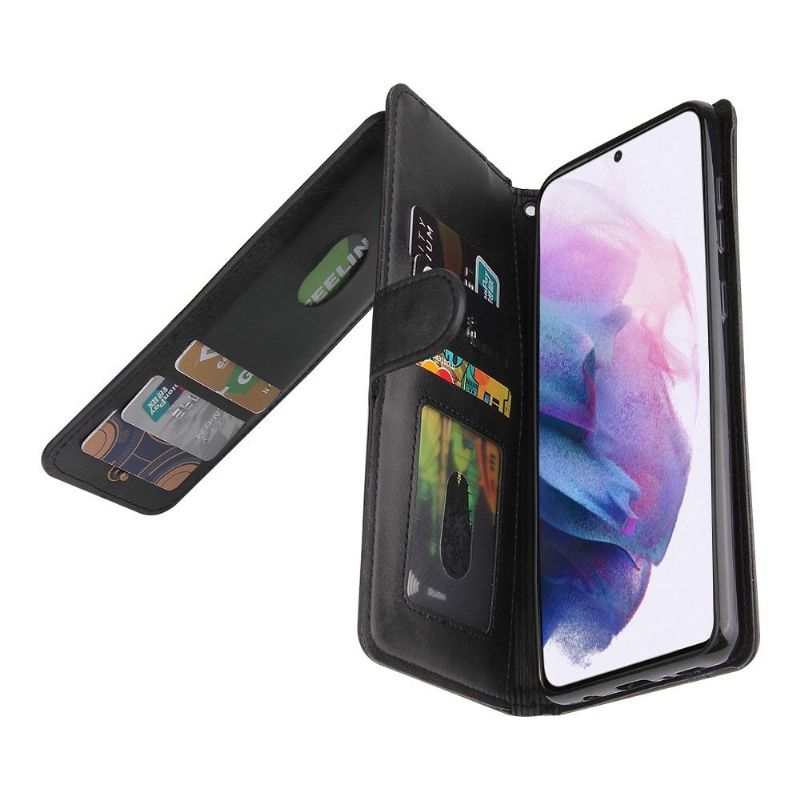 Flipové Pouzdro Na Samsung Galaxy S22 Plus 5G Funkce Podpory Více Úložišť