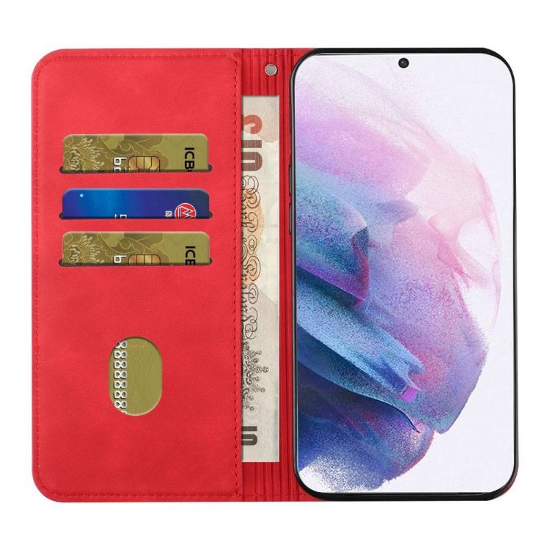Flipové Pouzdro Na Samsung Galaxy S22 Plus 5G Podnikání Ve Tvaru S