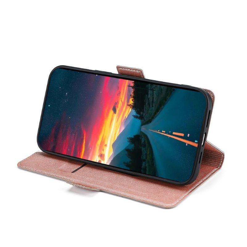 Kožené Pouzdro Na Samsung Galaxy S22 Plus 5G Minimalistický Obchod S Umělou Kůží