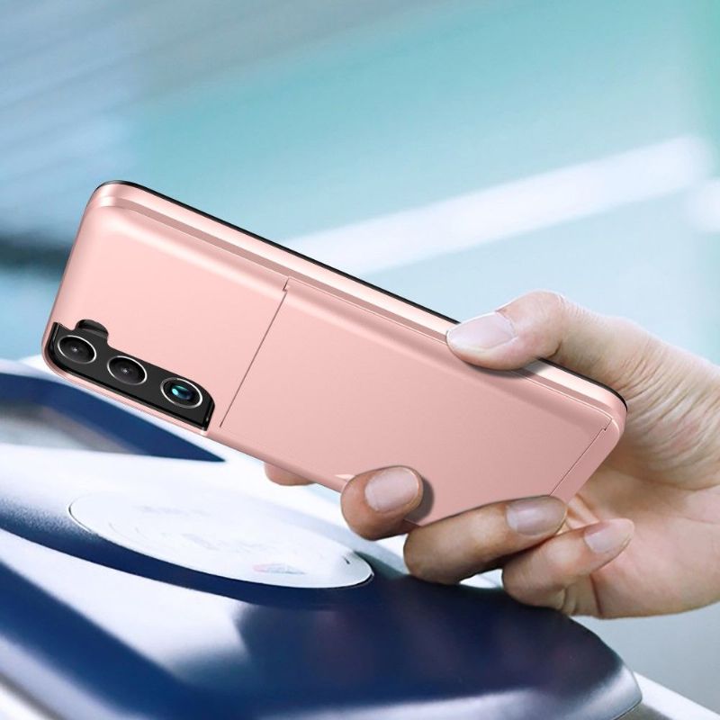 Kryt Na Samsung Galaxy S22 Plus 5G Držák Karty S Matným Efektem Locard